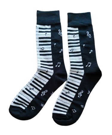 Socken Klavier / Noten