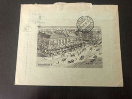 Werbecouvert Litho Burckhardt Walter & Cie Zürich 1916