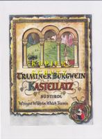 Etikette - Traminer Burgwein "Kastellatz" /bd