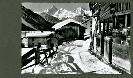 AK sw Wiesen GR mit Tinzenhorn u Piz Michèl ≈ 1958 