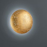 LED Wandleuchte, Hotel-Design, Gold