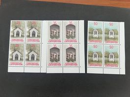 1988 Liechtenstein Nr. 895-897 postfrisch Viererblock (5896)