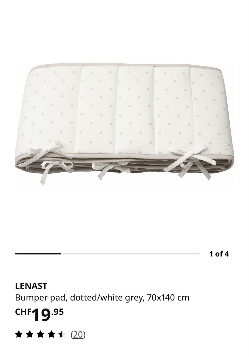 Tessuti: Bumper pad IKEA – Usato da Zürich venduto da pak_2ph9 1