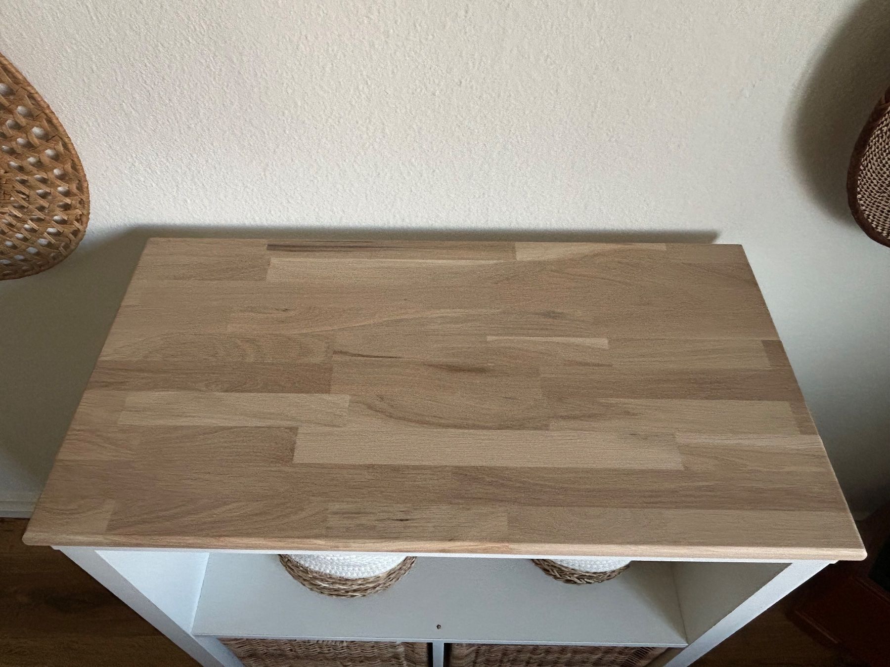 Ikea Cassettiere: Deckplatte aus Echtholz für Ikea Kallax 2x2 Eiche – Nuovo (secondo la descrizione) da Zürich venduto da emkay13 3