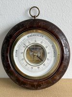 Grosser alter Aneroid Barometer Wandbarometer