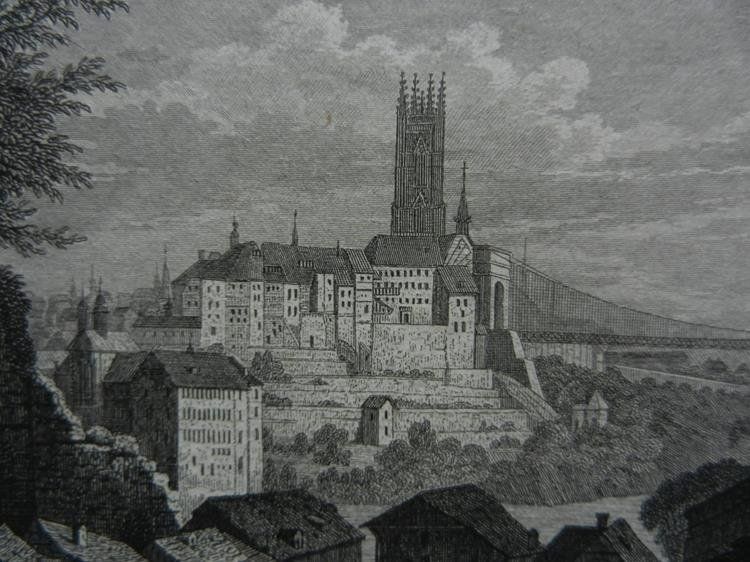 Gravures: Fribourg Freiburg – D'occasion à Risch par Rischli15 9
