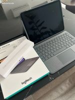 iPad Air (4. Gen) 64 GB mit Logitech Tastatur und Stift