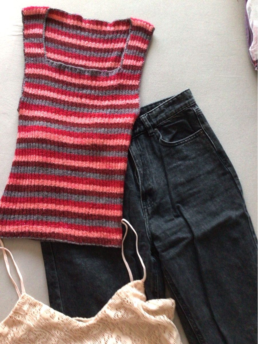 Lotti di vestiti: 3tlg Set, Jeans Top und strickpullunder in Gr. M/L – Usato da Steffisburg venduto da lar_x57s
