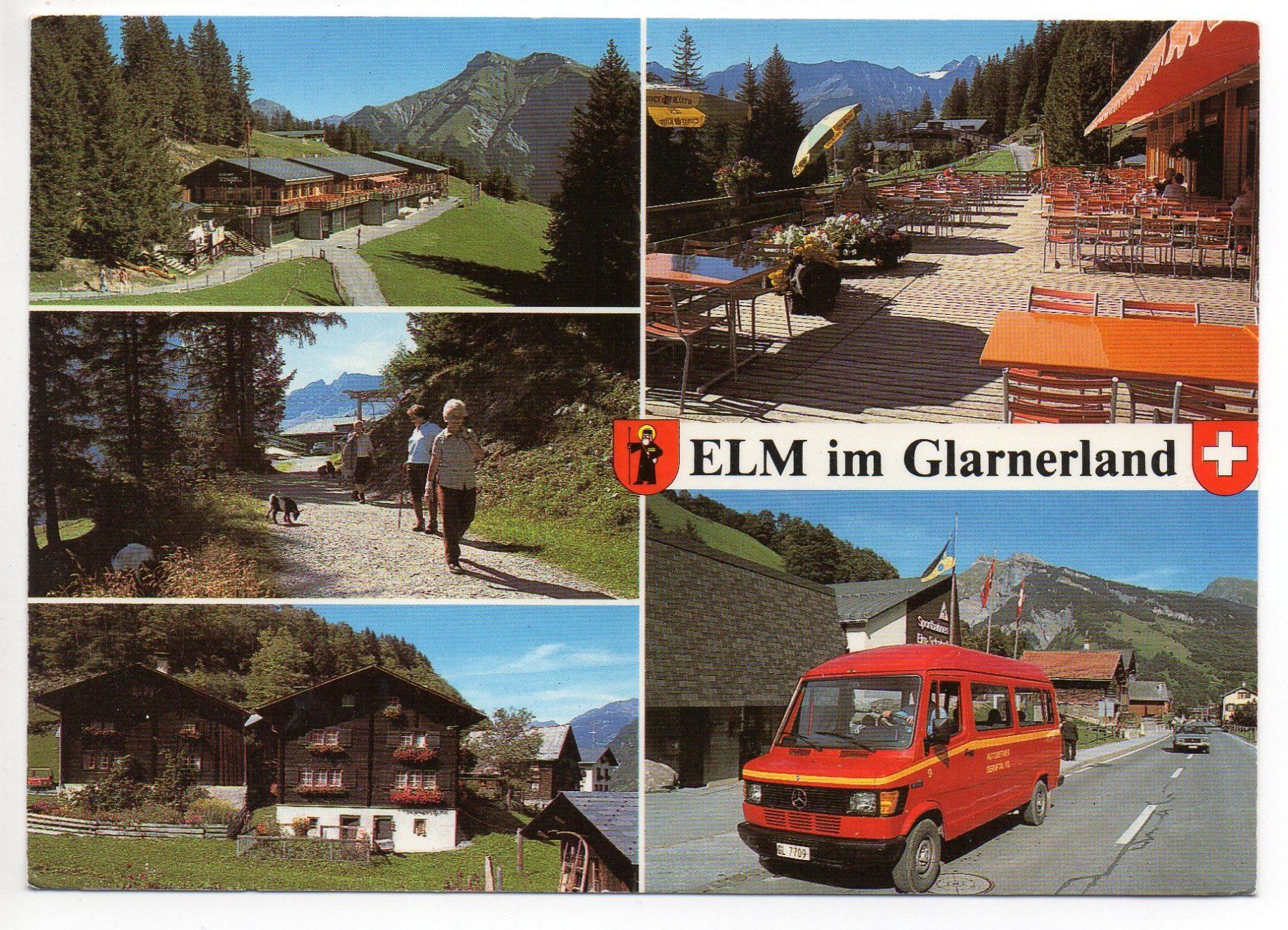 Cartoline postali: ELM im Glarnerland - Bus Sernftal – Usato da Jona venduto da philajona