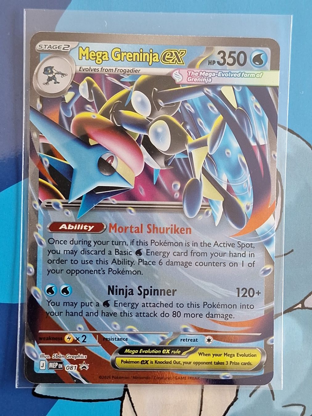 Pokémon Carte collezionabili: Mega Greninja EX - Promo – Usato da Altstätten SG venduto da GGsGameshop