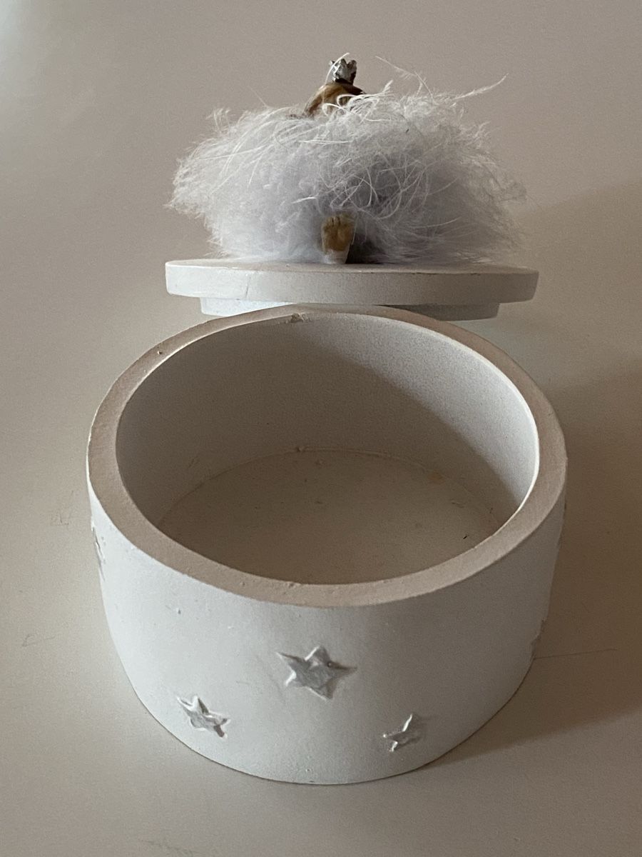 Alle Dekorationen: Weihnachtsdose Engel neu weiss – Neu und originalverpackt aus Brugg AG von Honeybee6 3