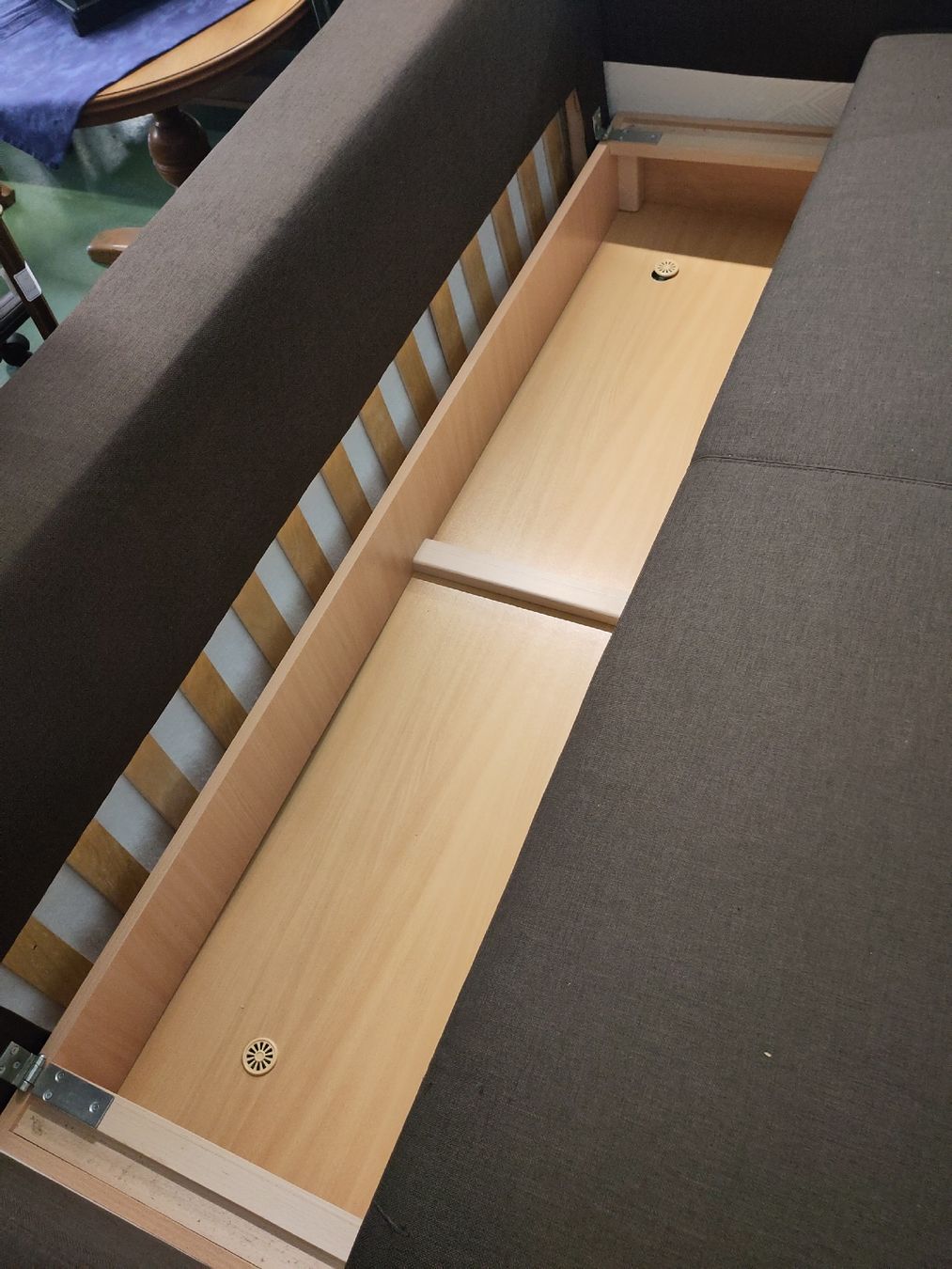 Divani: Bettsofa Stoff in braun  – Usato da Pratteln venduto da Cartonsducoeur_bl 5