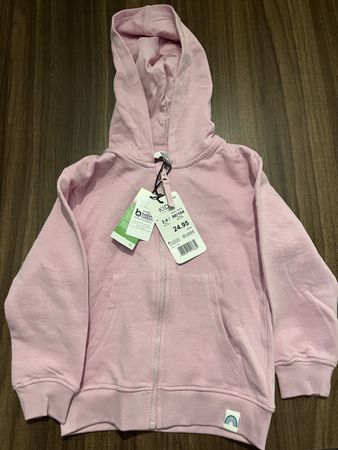 Kinder Kapuzenjacke rosa Grösse 98/104