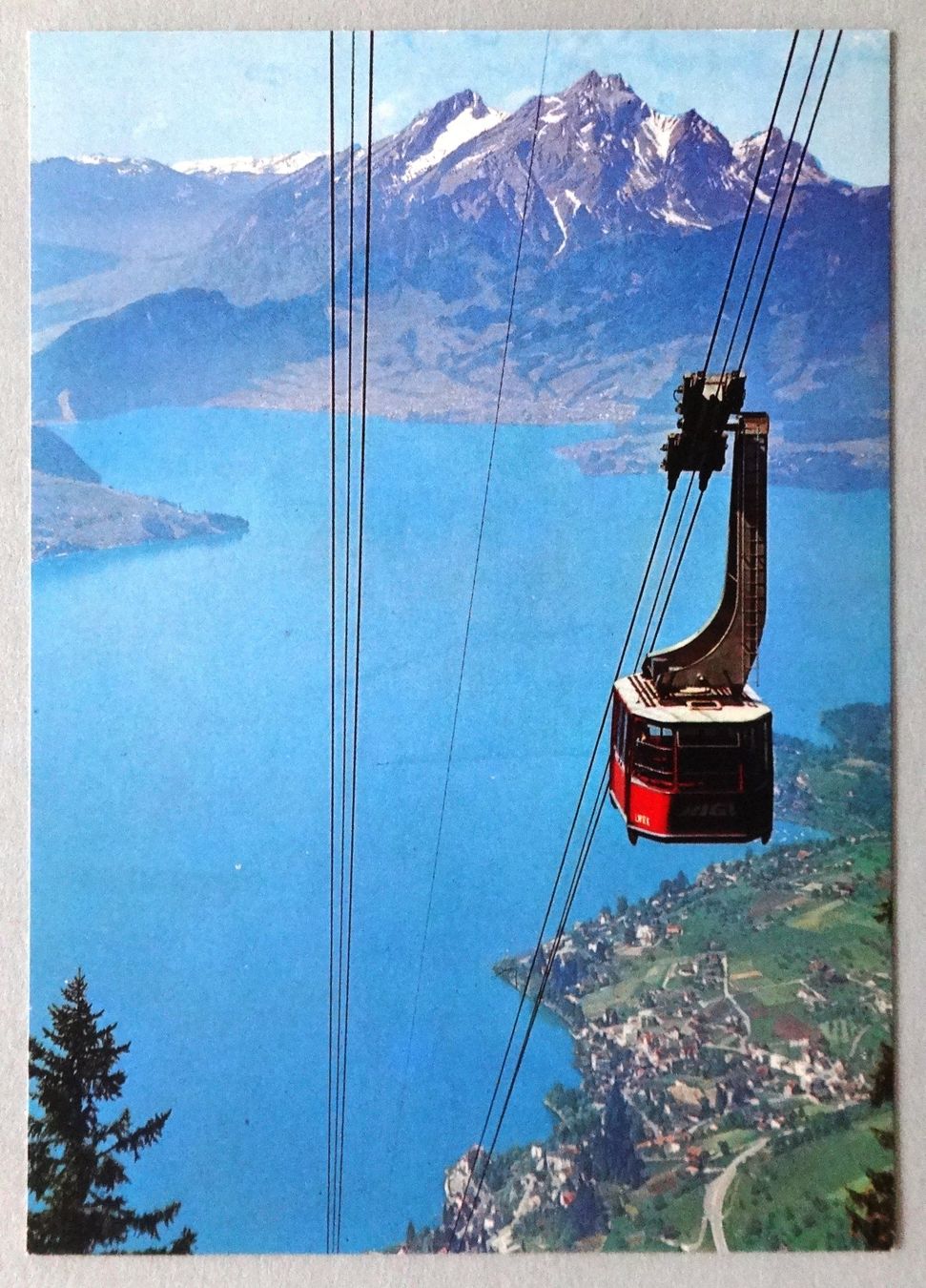 Ansichtskarten: Luftseilbahn Weggis - Rigi-Kaltbad – Gebraucht aus Fétigny von Billy2miny