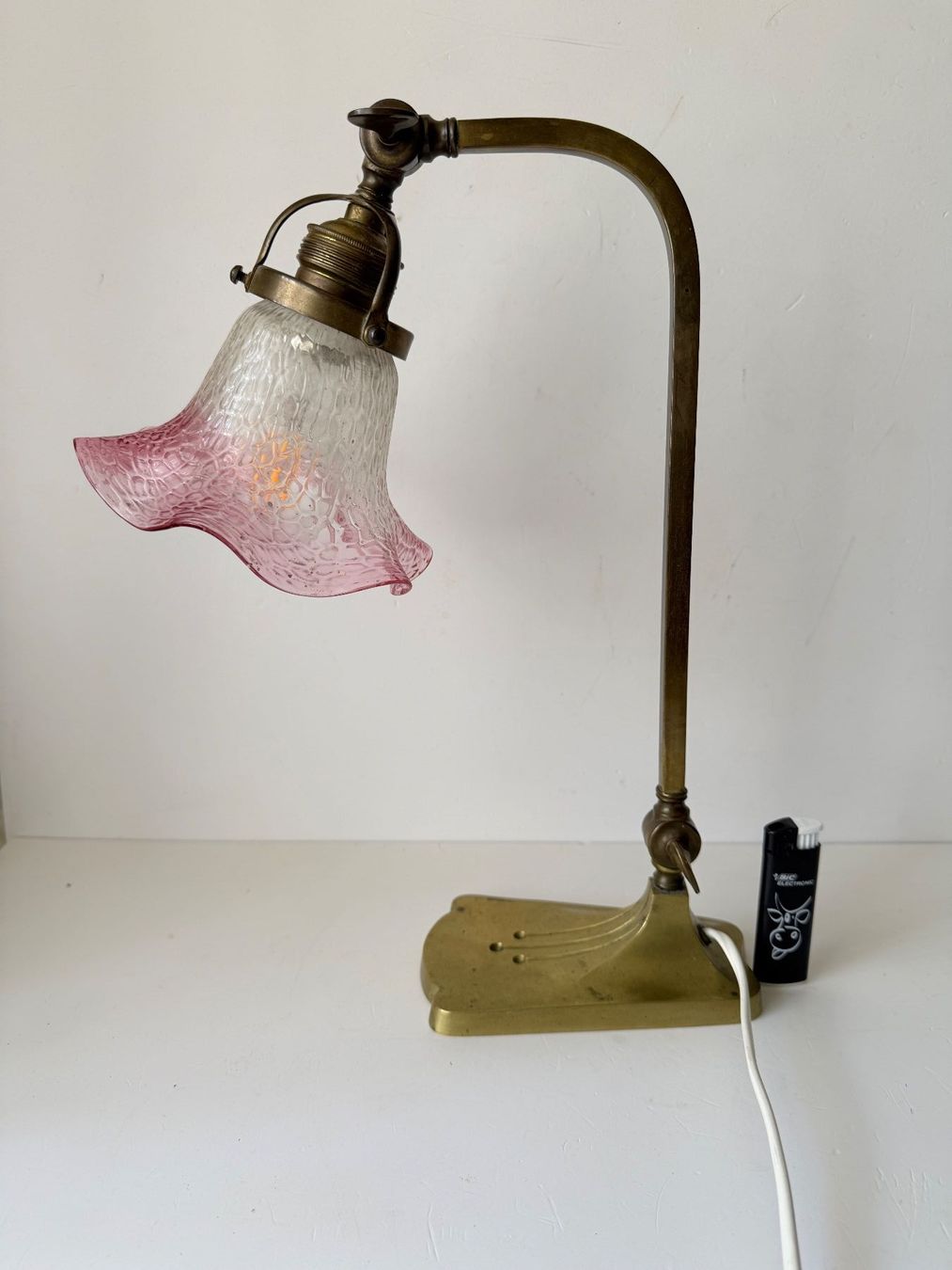 Lampes: Antike Jugendstil-Tischlampe – D'occasion à Zwingen par moje1 3