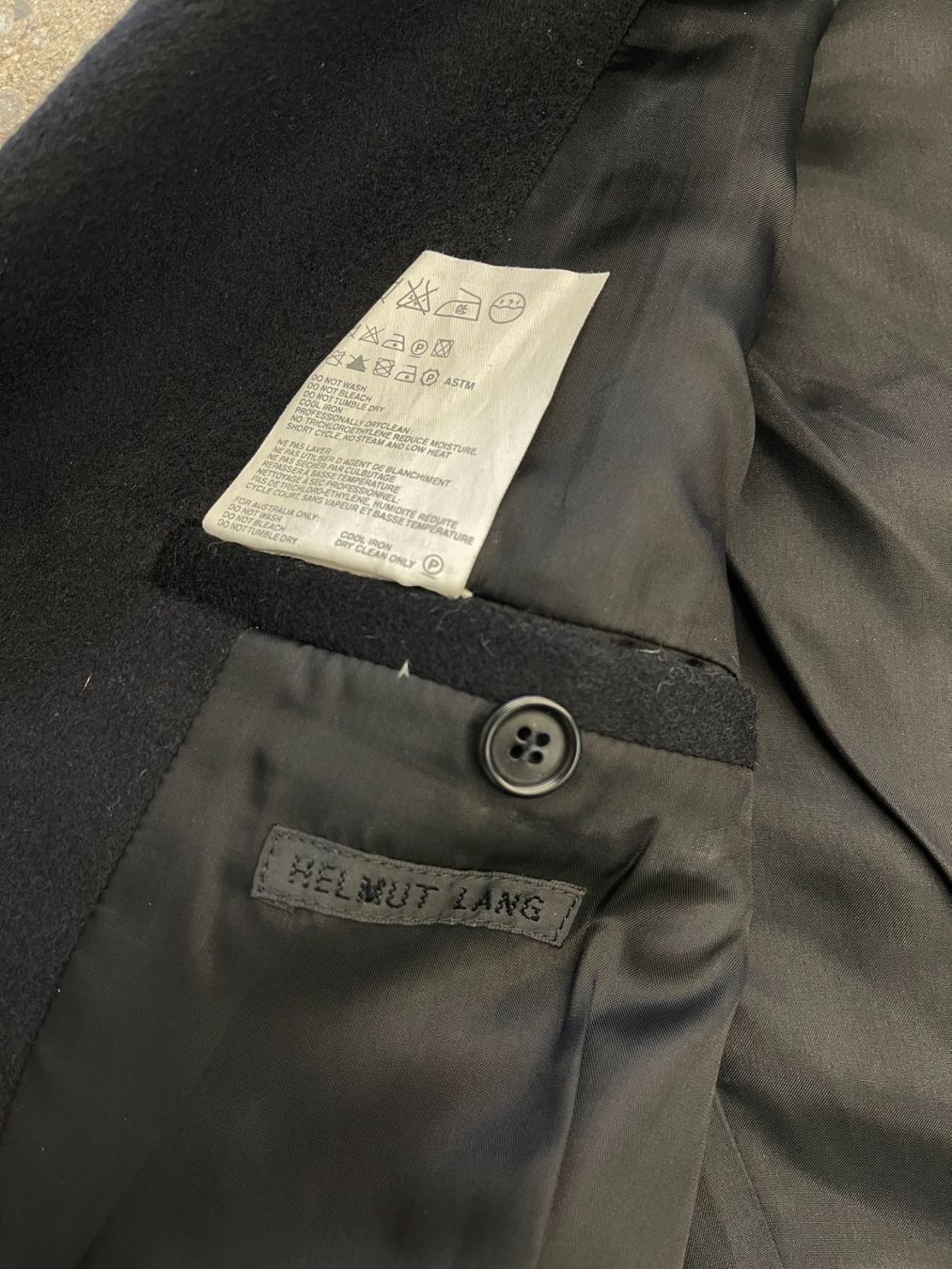 Cappotti: Helmut Lang AW98 Vintage Wool Coat, M-L – Usato da Zürich venduto da drooppee 4