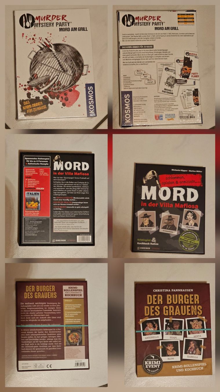 Giochi: Krimidinner 3 Stück – Nuovo (secondo la descrizione) da Aarberg venduto da Totemegerli