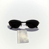 Lunettes de soleil Noir vintage style rétro Y2K
