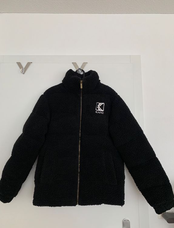 Teddy Puffer Karl Kani Puffer Jacke Schwarz Karl Kani KK Retro