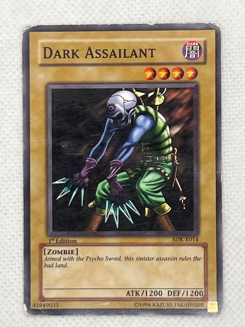 Yugioh Carte collezionabili: Yu-Gi-Oh Karte Dark Assailant 1st Edition SDK-E014 – Usato da Hinterkappelen venduto da Kim1992