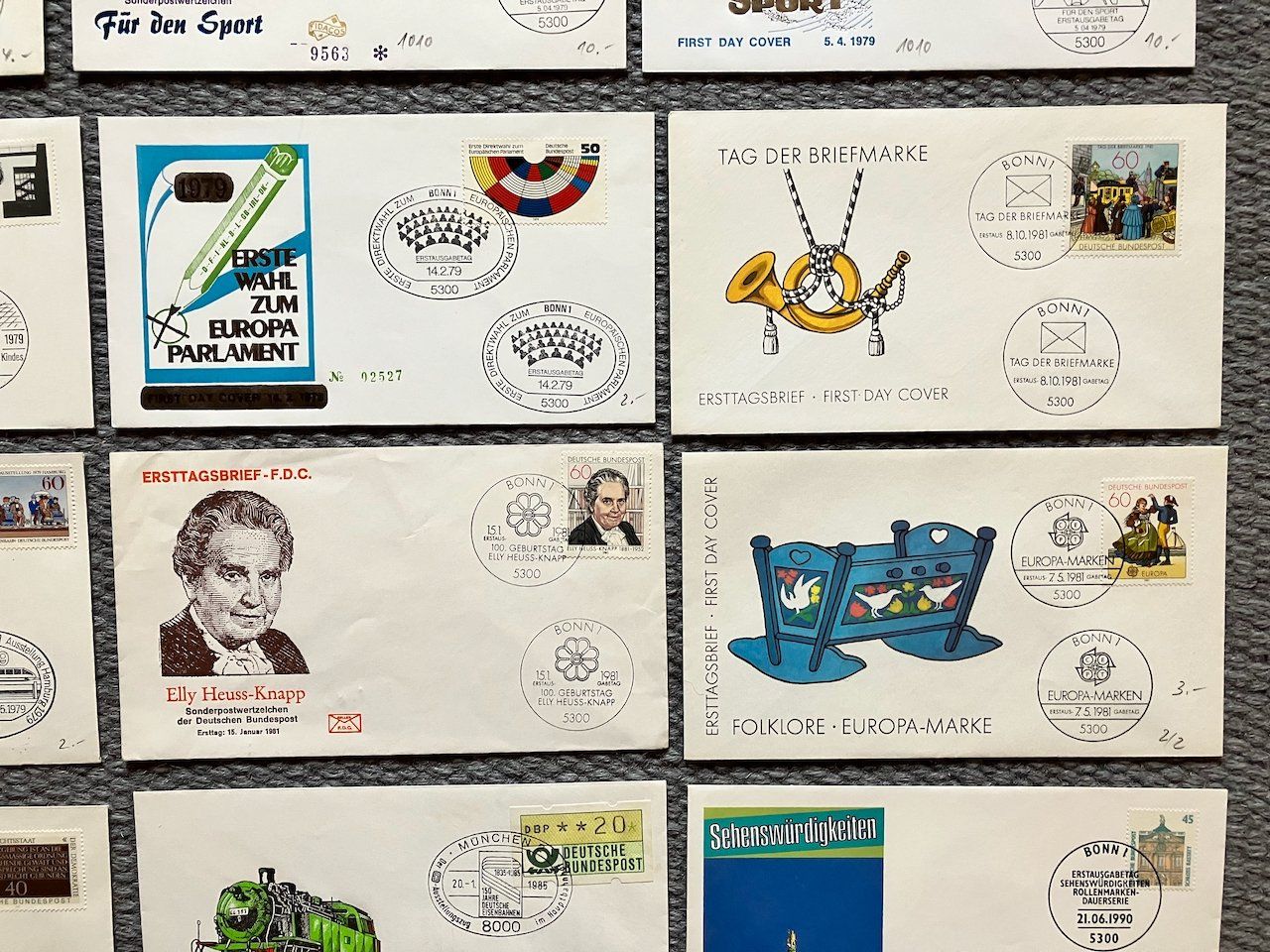 Tutti i francobolli: Deutschland - 32 FDC 1978-90 – Usato da Nesslau venduto da andi_hon 6