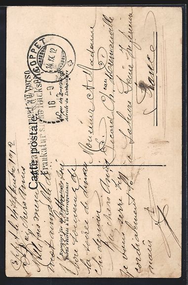 Cartoline postali: AK Coppet, Temple de Coppet, 1912 – Usato da Berlin venduto da bartko-reher 1