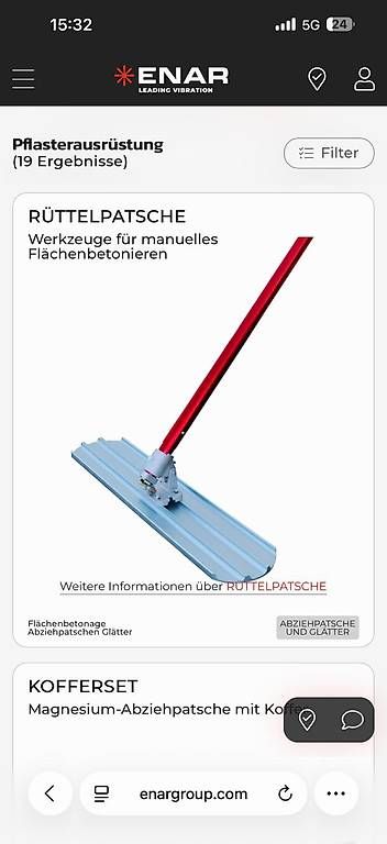 Cibi & Specialità: ENAR Magnesium-Rüttelpatsche Profi neu – Usato da Zürich venduto da lei_75rb 3