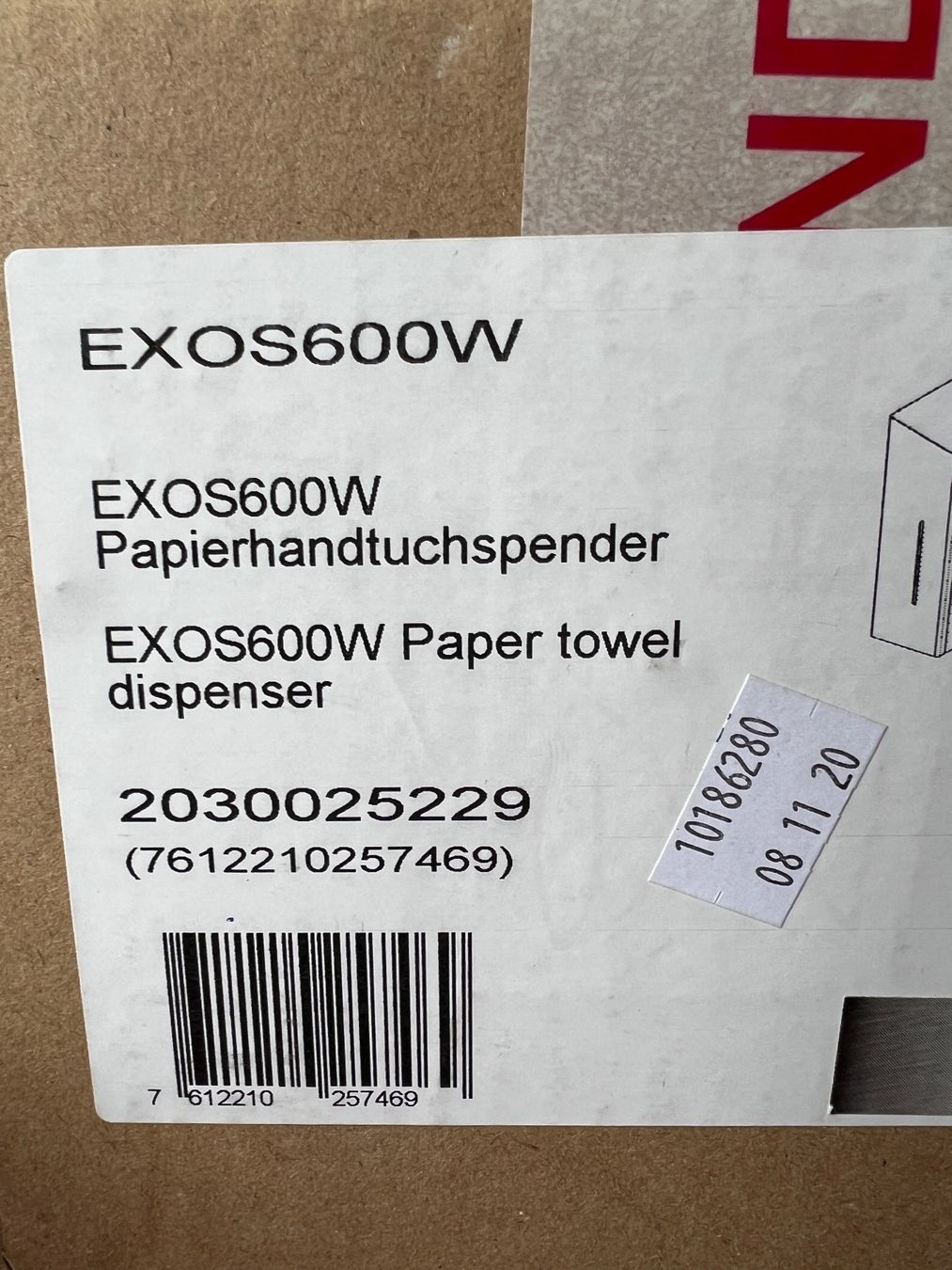 Portasciugamani: Franke Papierhandtuchspender elektr. Neu – Nuovo e nell'imballaggio originale da Egg b. Zürich venduto da SwissTradingAgency 1
