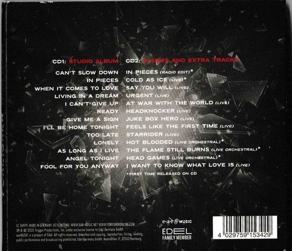 CD: FOREIGNER (CD) Can't Slow Down FABRIKNEU! – Nuovo e nell'imballaggio originale da Zürich venduto da Tarafo5 1