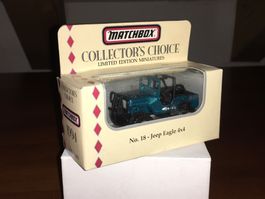 Jeep Eagle 4x4 no Hot Wheels - Matchbox Collectors Choice