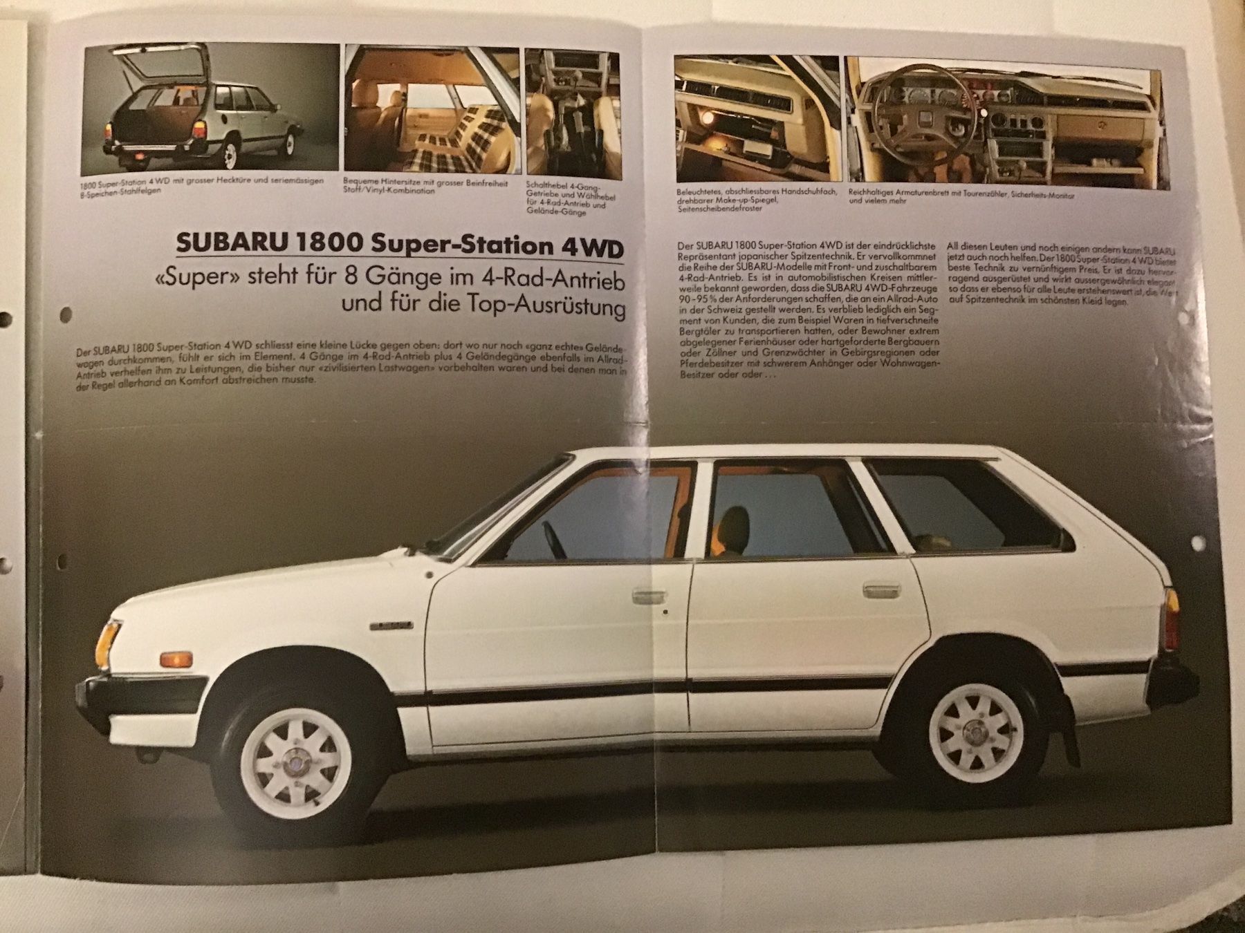 Subaru Documenti: Subaru Programm Faltprospekt – Usato da Scherzingen venduto da Starseller62 3