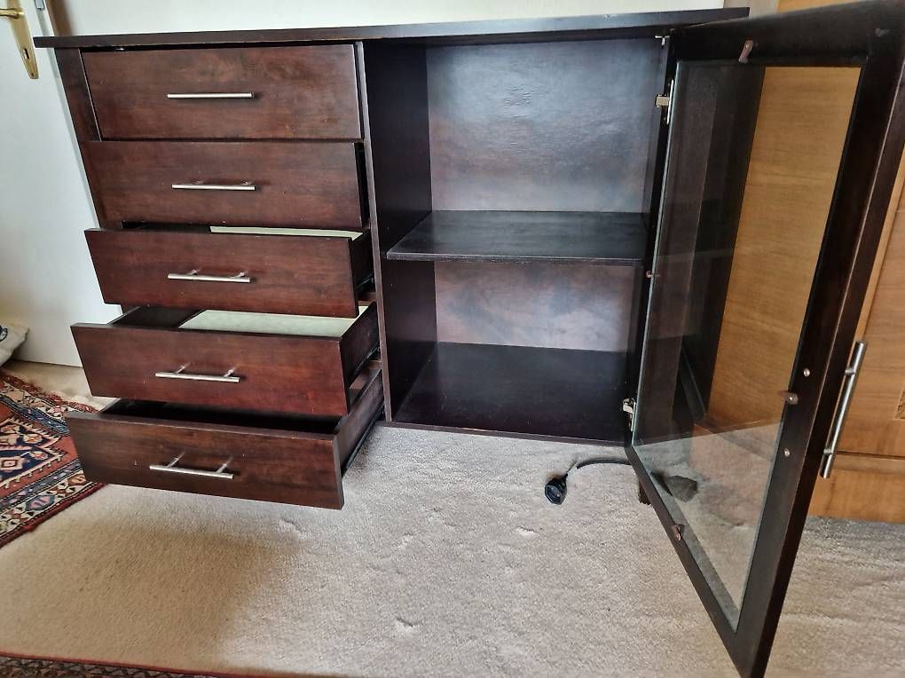 Kommoden: zu verschenken, gut erhalte Kommode mit Glastür – Gebraucht aus Elsau von 7brigitte7 3