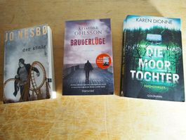 3x Krimi, Thriller, Jo Nosbo, Kristina Ohlsson, Karin Dionne