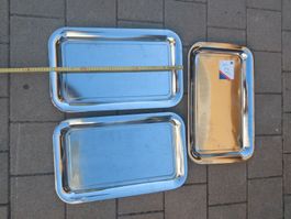 Кuchenplatte Fleischplatte Tabletts 3 Stuck Groess 53x32 cm