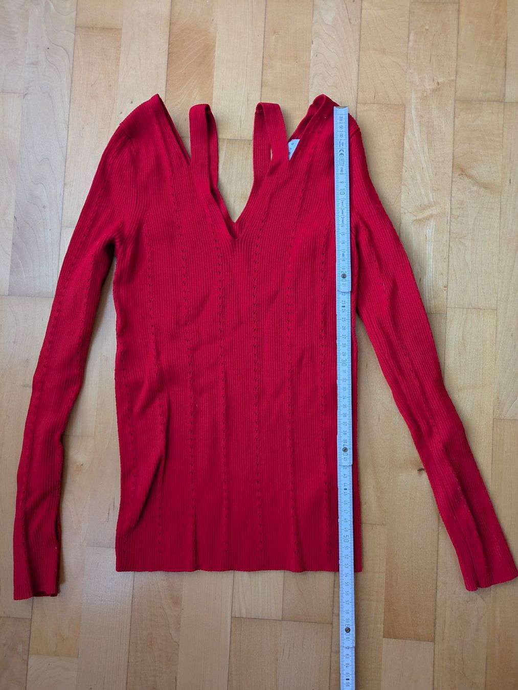 Sandro Maglioni & Felpe: Roter Strickpullover von Sandro, Grösse S, Top Zustand – Usato da Zürich venduto da but_9lq6