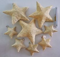 Sterne - Sisal, 3 x Gross & 5 x Klein