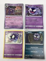 Pokemon Karten Haunter und Gastly Konvolut 4stk 