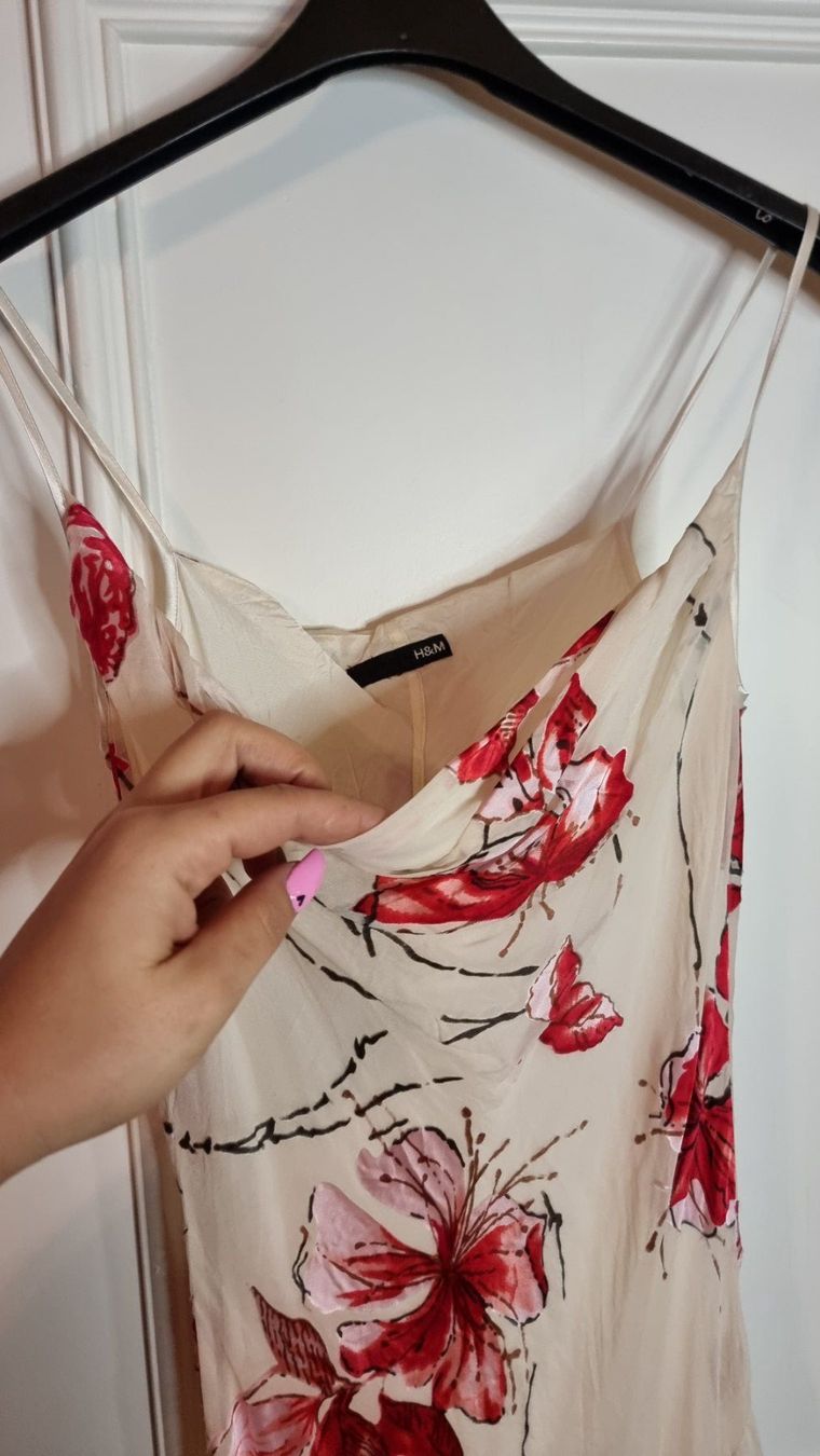 H&M Vestiti: Blumen Maxikleid Gr.32 Seide, Boho ,  Ibiza Still – Usato da Wald ZH venduto da CapLux 4