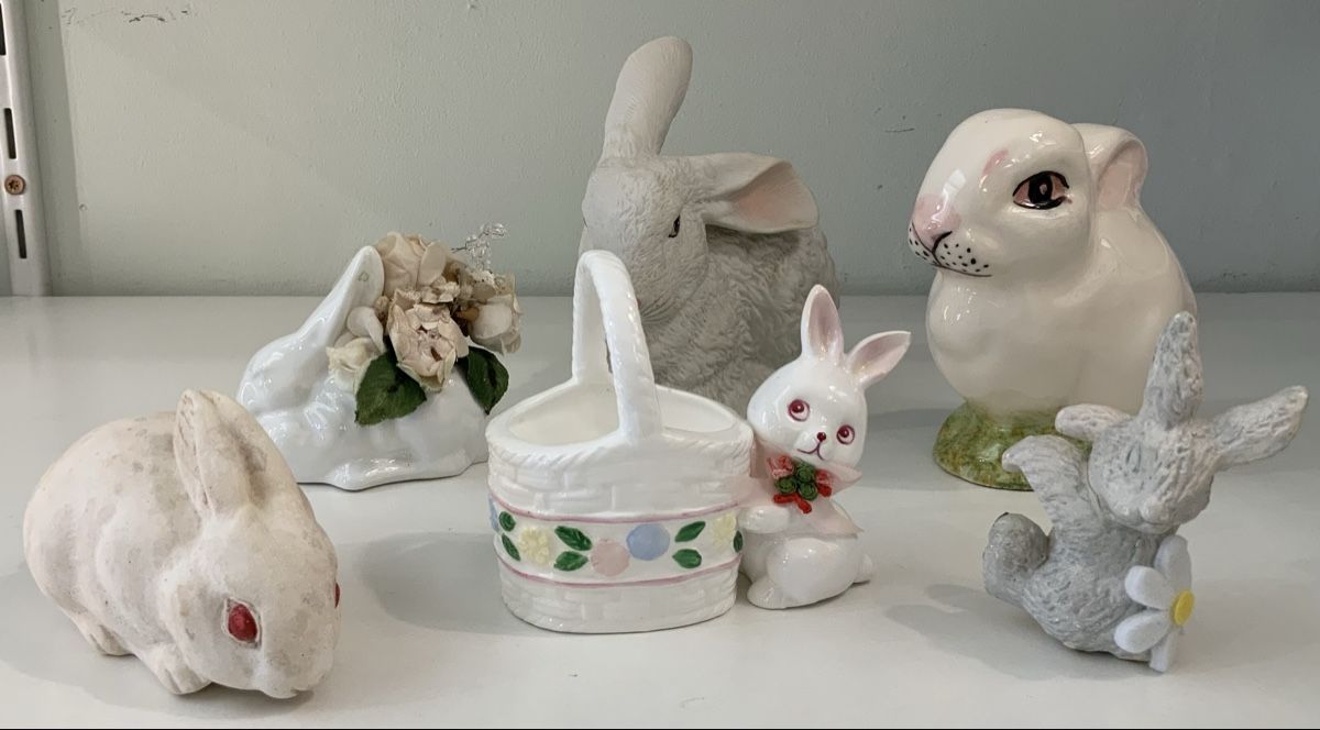 Statuette: Lot de 6 lapins – Usato da rolle venduto da Tontonjulot 3