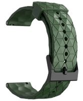 22mm Silikon Rubber Uhrenband green army, watchstrap