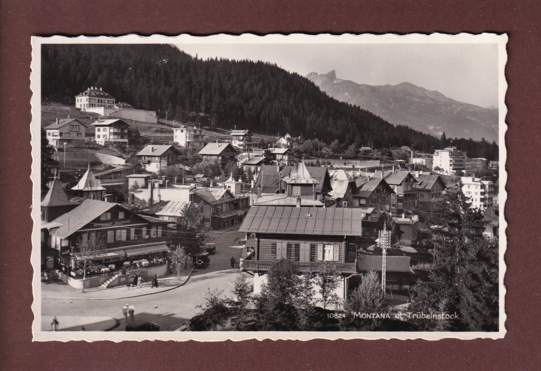 Cartoline postali: MONTANA - Vue partielle – Usato da Pully venduto da nicecards