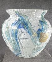 Vase Funk Kunst-Glas, soufflé peint main, 1920