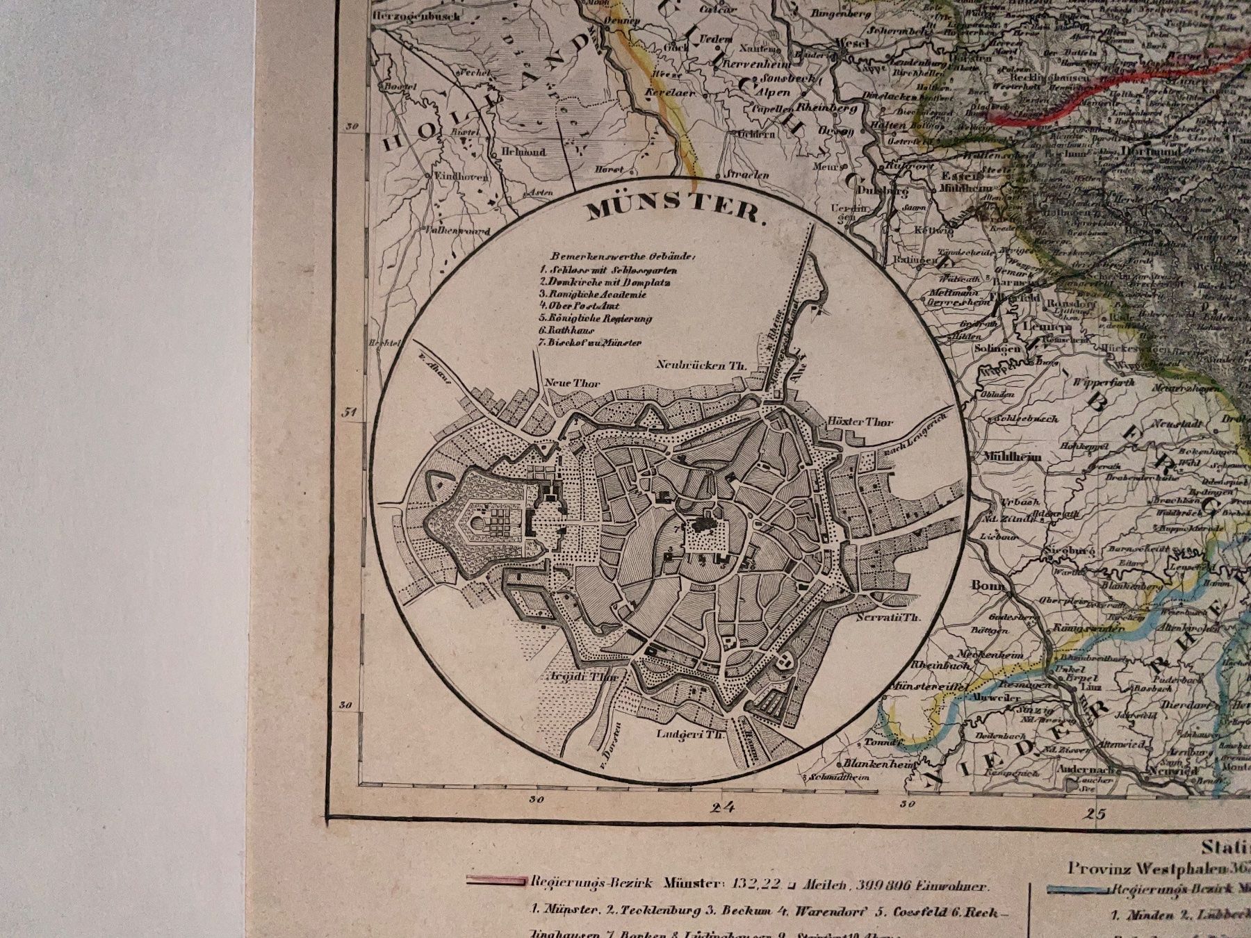 Cartes géographiques & atlas: Antike Landkarte Westphalen – D'occasion à Cham par Chramschopf 1
