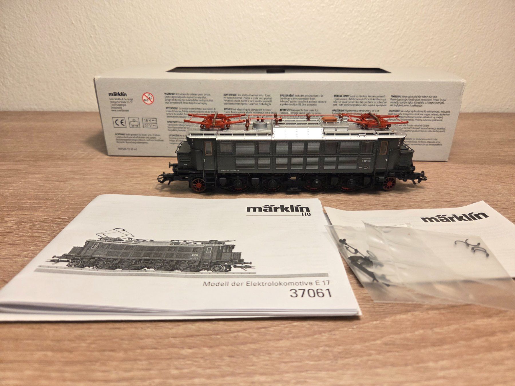 Märklin Modellini di ferrovie: Märklin 37061 E-Lok BR E17 DB Digital Mfx Sound H0 – Nuovo e nell'imballaggio originale da St-Aubin-Sauges venduto da Lo_Go 6
