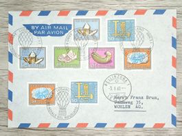 TR82 Enveloppe + Timbre Suisse 1960 Rare