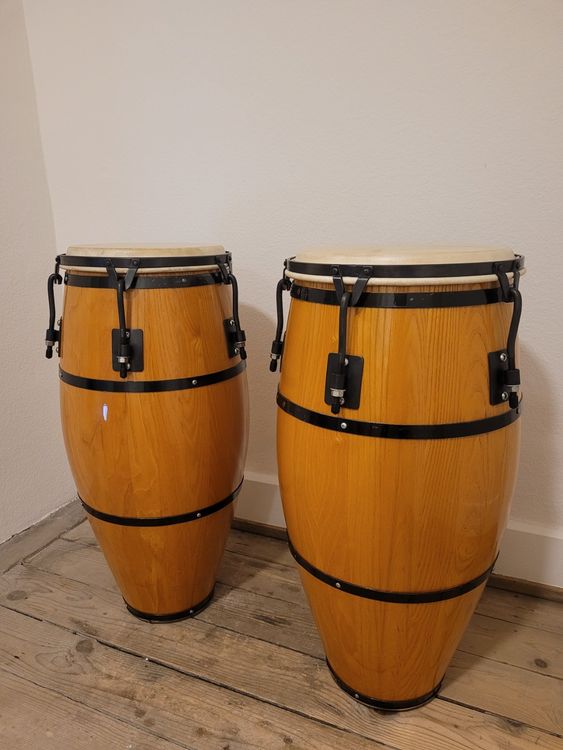 Wunderbare Skin on Skin Congas handmade by Jay Bereck 1991 Kaufen auf