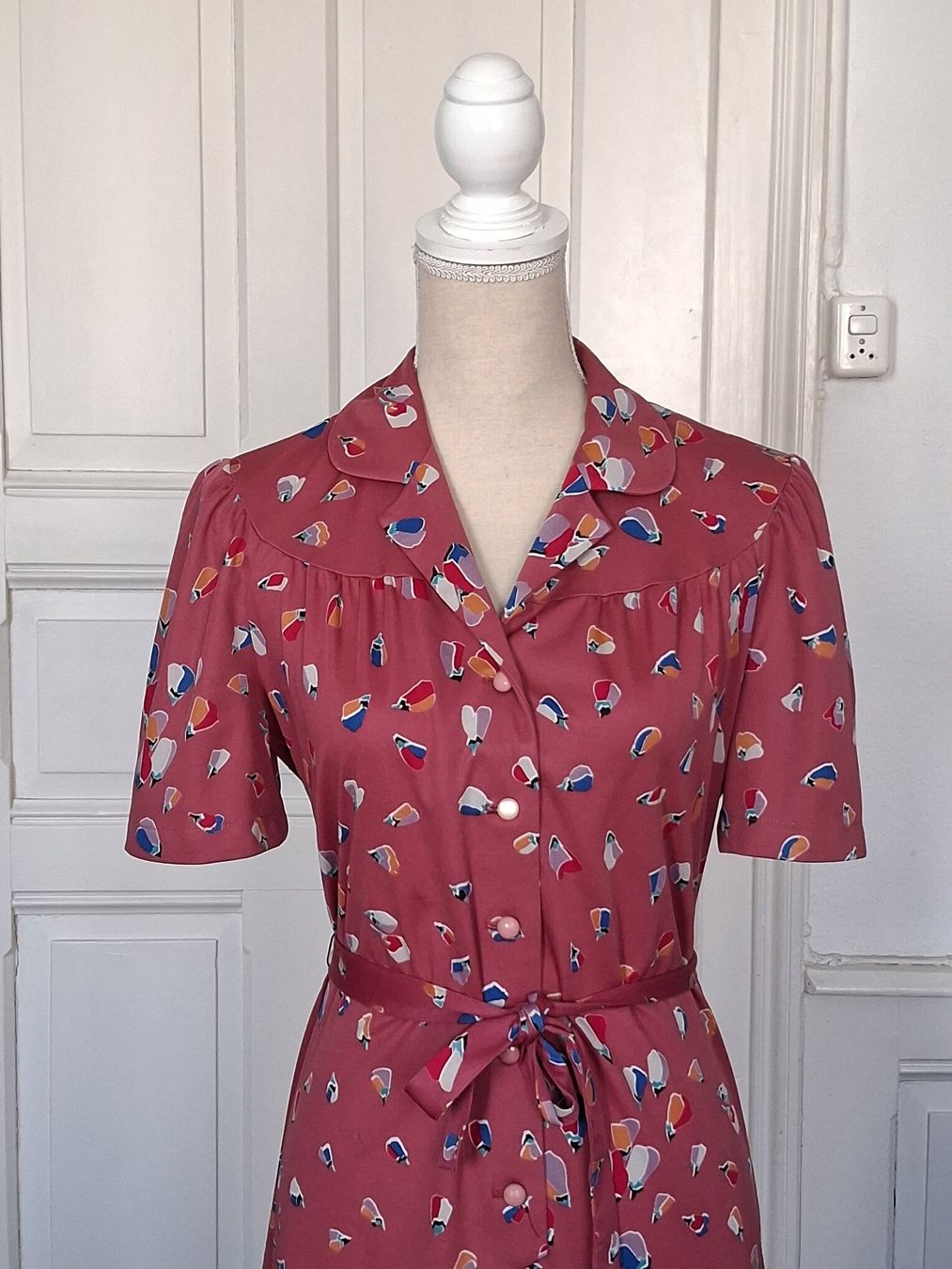 Vestiti: Vintage Sommerkleid, A-Linie, Gr. M – Usato da Ried-Brig venduto da Zzyzx 1