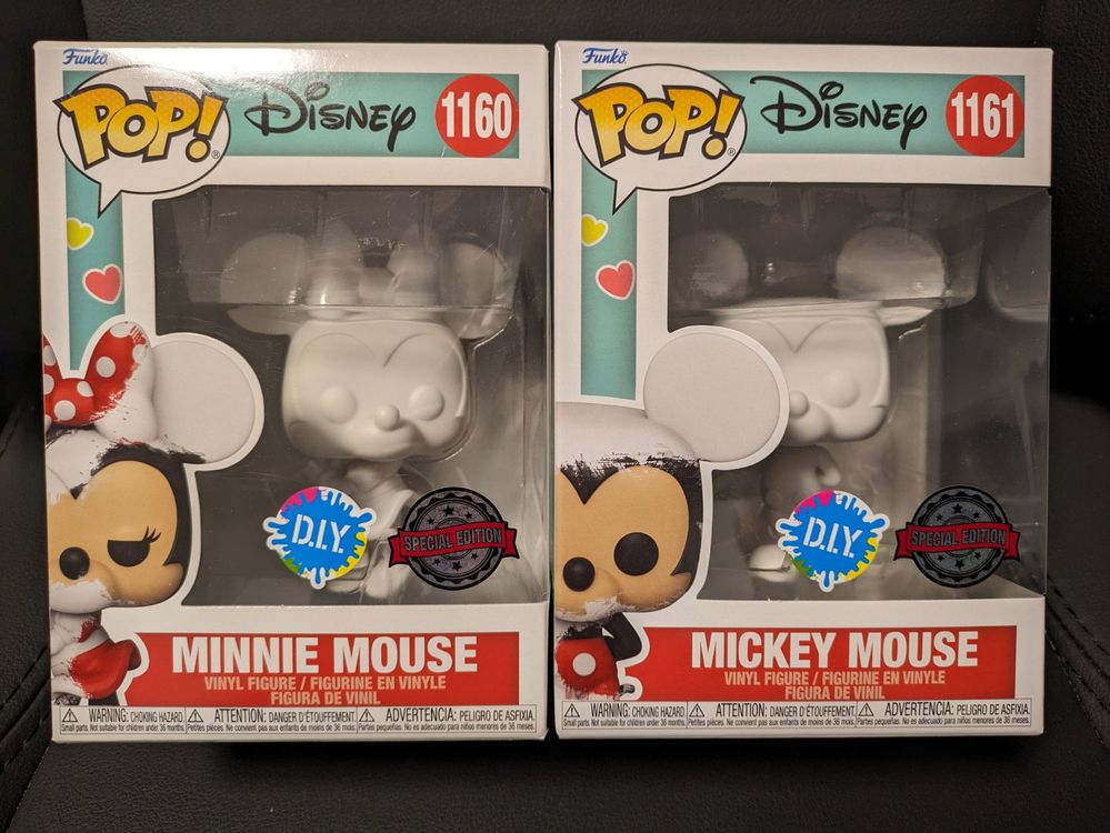 Funko Pop! Disney - Mickey and Minnie Mouse #1160/61 D.I.Y. | Kaufen ...