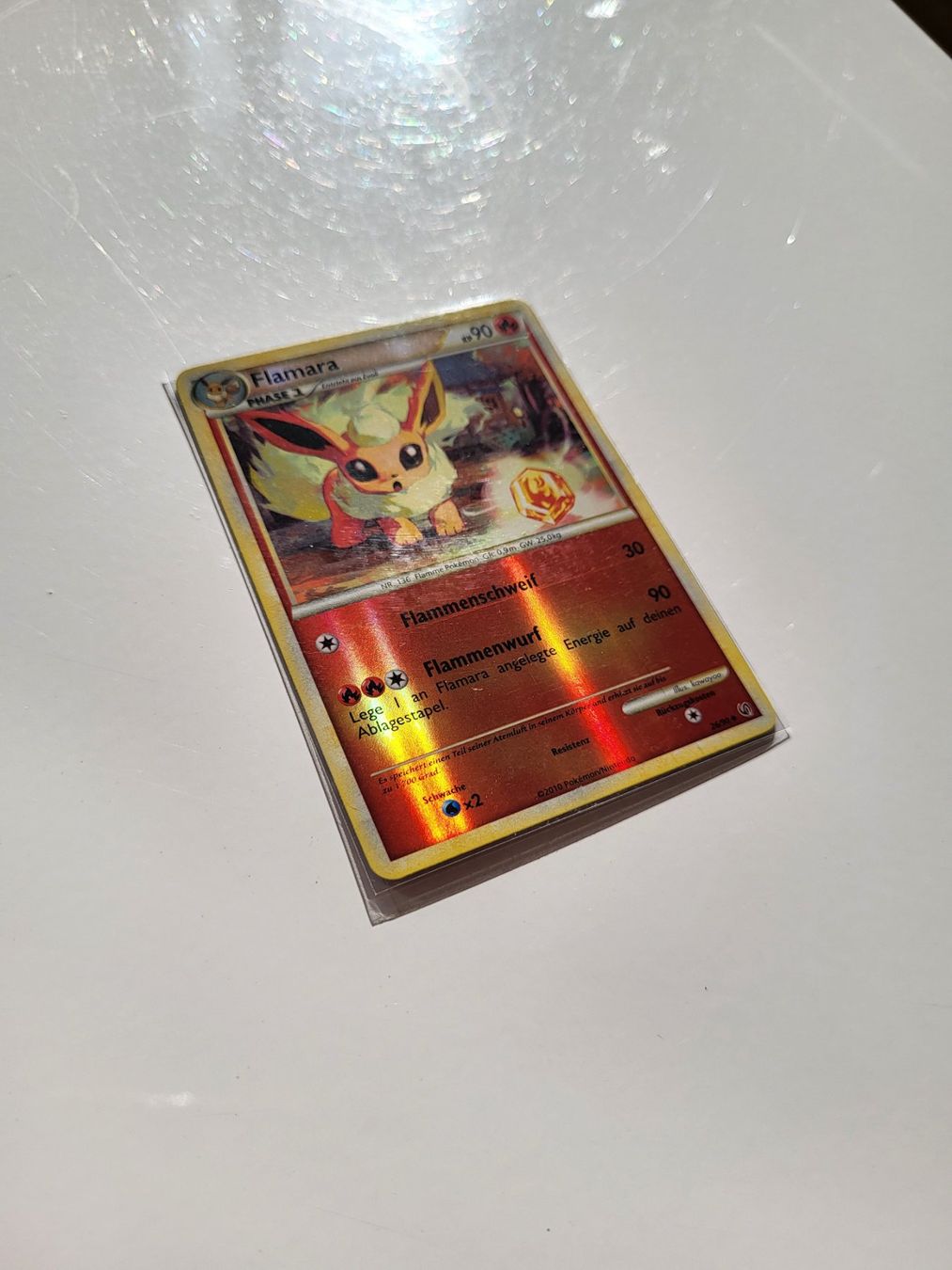 Pokémon Sammelbilder & Trading cards: Flamara / Flareon (Undaunted 26/90) reverse Holo – Gebraucht aus Erlenbach ZH von ram_mjn5 2