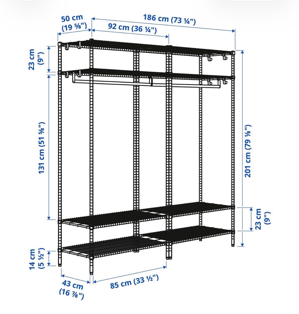 Ikea Guardaroba: IKEA OMAR Regal – Usato da Zürich venduto da jil_mhx9 2